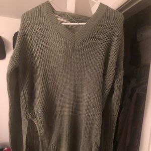 Cute little ripped sweater